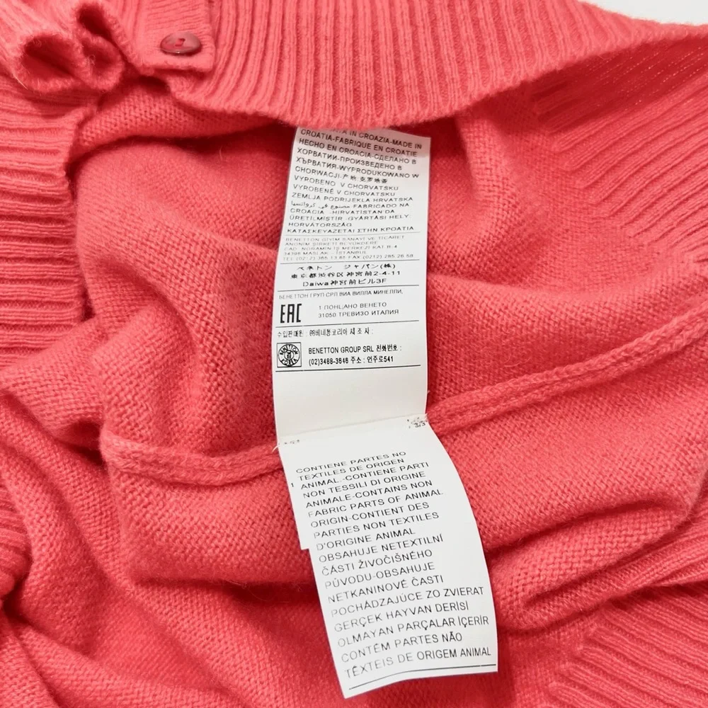 Stile Benetton 100% Cashmere Cardigan - Picture 5 of 10